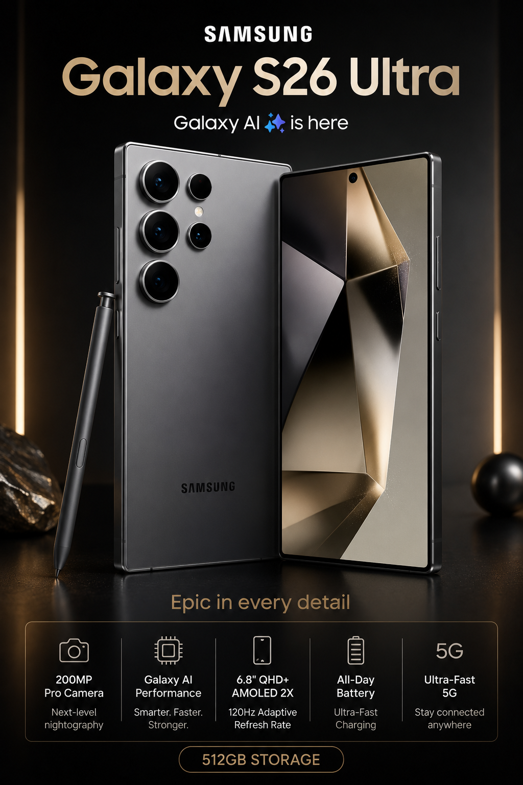 Samsung S26 Galaxy Ultra auto draft